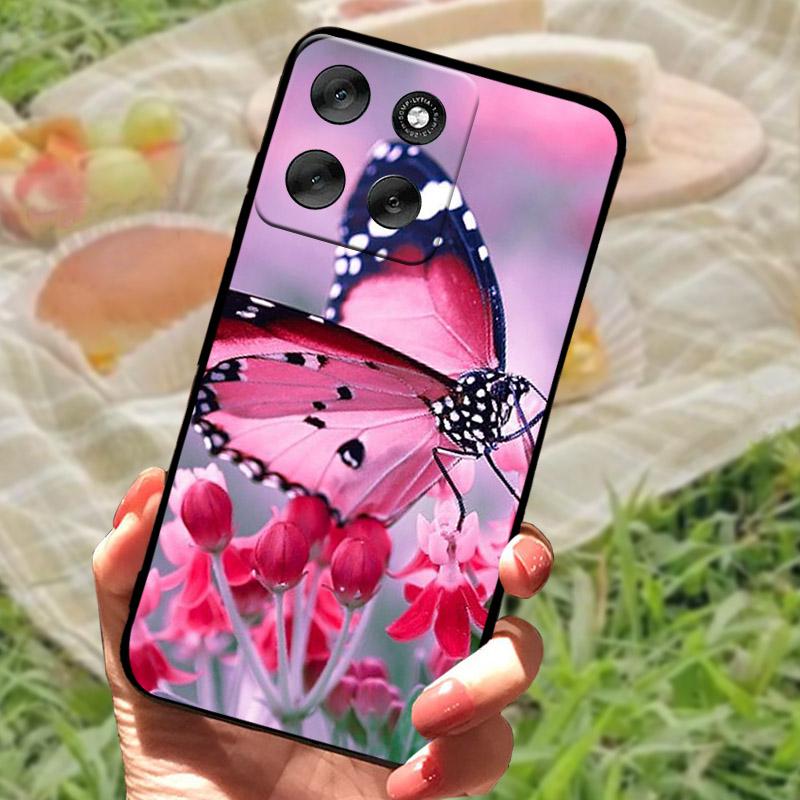 Для Motorola Moto G86 Power G56 Чехол Ударопрочный Fundas Мягкий Силиконовый TPU Чехол для Телефона Для MotoG86 MotoG56 G 86 Задняя Крышка Funda