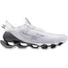 Mizuno Wave Prophecy 14 Running Shoes, Jogging/Marathon, White/Silver, Size 24.5 Cm, 2E