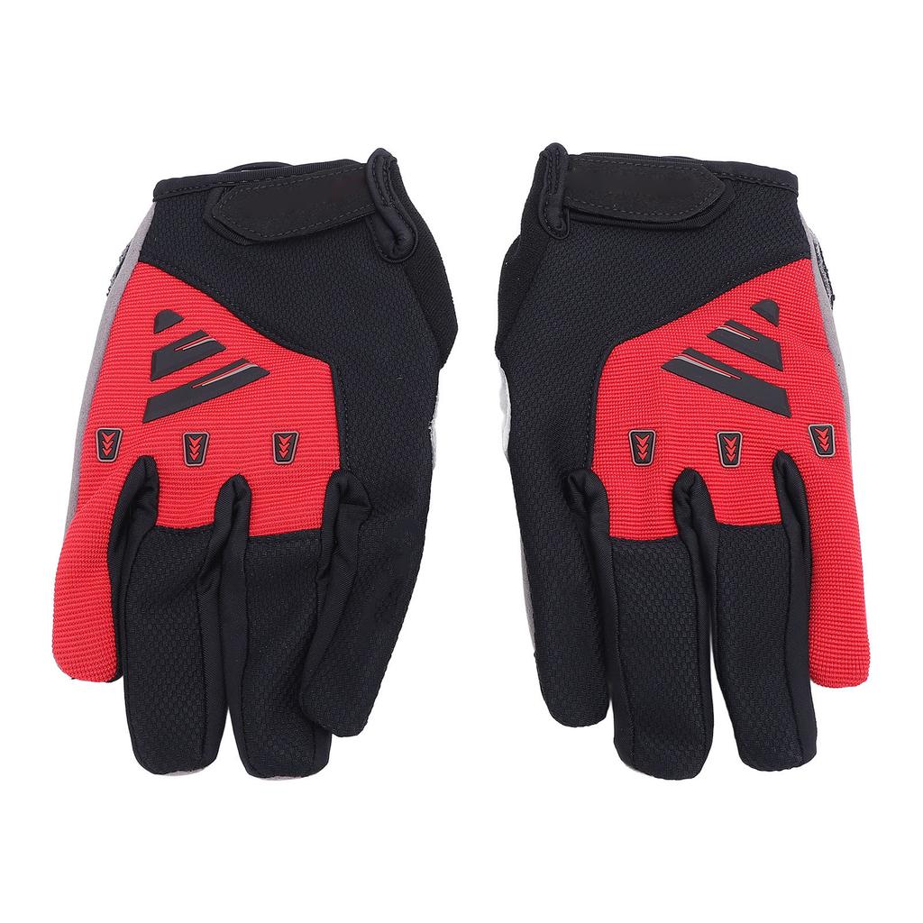 1 пара перчаток для велоспорта, противоскользящие, амортизирующие, легкие, с полным пальцем, для езды на сенсорном экране