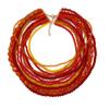 Vintage Beaded Tassels Necklace for Women Boho Statement Jewelry Choker
