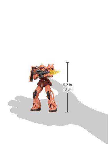 TAMASHII NATIONS ROBOT SPIRITS Мобильный доспех Гандам [SIDE MS] MS-06S Zaku Чара вер.. АНИМЕ. Приблизительно 125 мм Окрашенная подвижная фигурка из АБС и ПВХ