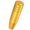 Lunsom 130mm Shift Knob Aluminum Shift Lever Metal Gear Shift Knob Extension for Auto and Manual Car (Gold)