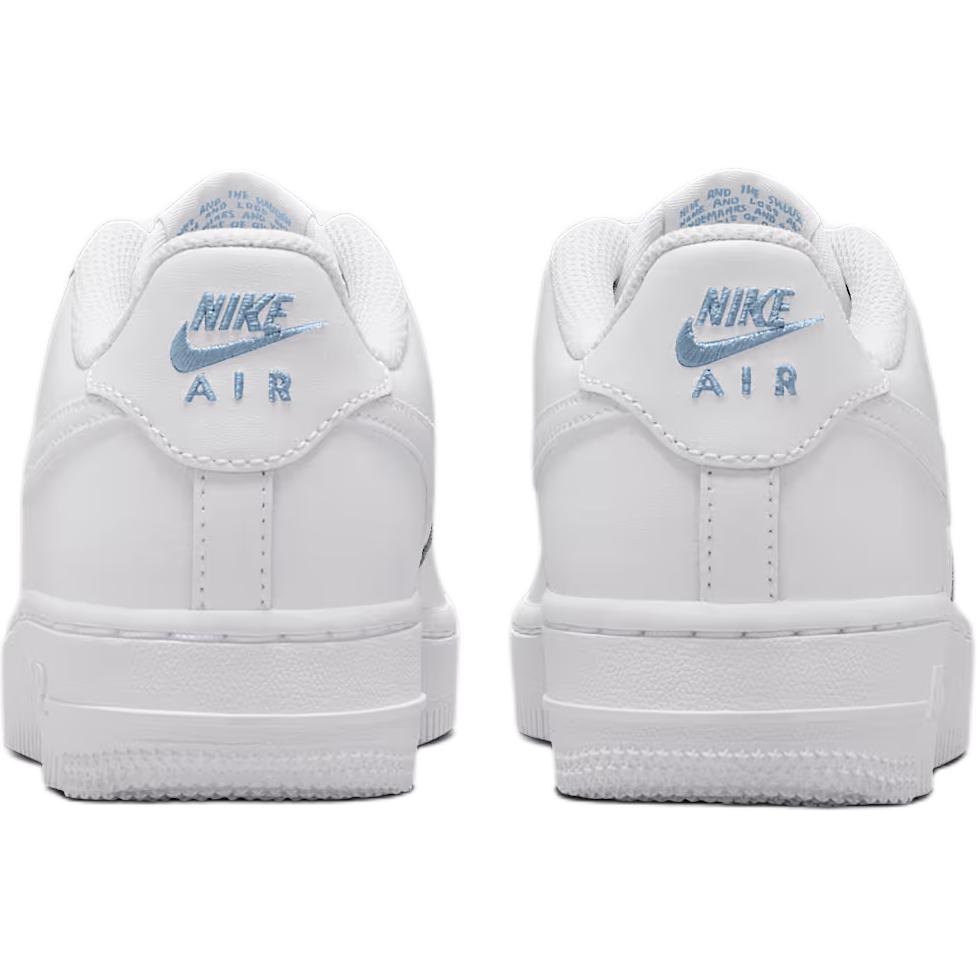 Nike Kids Air Force 1 GS White Light Armoury Blue IH4475-100