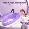Smart Weighted Fitness Hoop with Counter Adults Weight Loss Fat Burning Waist Toning Fitness Circle Women Men Strengthening Waist Exercise Ring