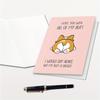 1pc,Anniversary Birthday Card for Her Him Funny Birthday Card for Boyfriend Girlfriend Husband Wife Handmade Greeting Card (I Lo