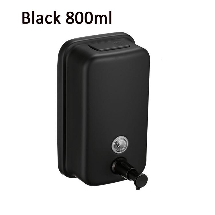 Черный Нержавеющая Сталь 304 Ванная Комната Жидкое Мыло Античный Дозатор Шампуня Золотой Полированный Настенный Аксессуары для Ванной Комнаты