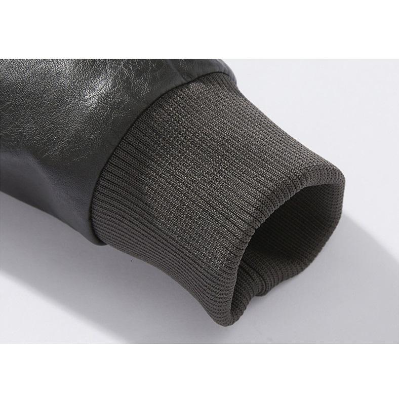 Новая мужская повседневная модная кожаная одежда из искусственной кожи, приталенная молодежная мужская кожаная куртка, пальто