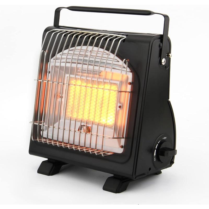 Портативный газовый обогреватель и плита двойного назначения 1700 Вт, обогреватель для палатки для кемпинга на открытом воздухе для зимы, рыбалки, приготовления барбекю