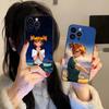 Вечное Лето Алиса Матовый Чехол для Мобильного Телефона для iPhone 17 16 15 14 13 12 11 X XR XS 8 7 Air Pro Max Plus Mini Чехол