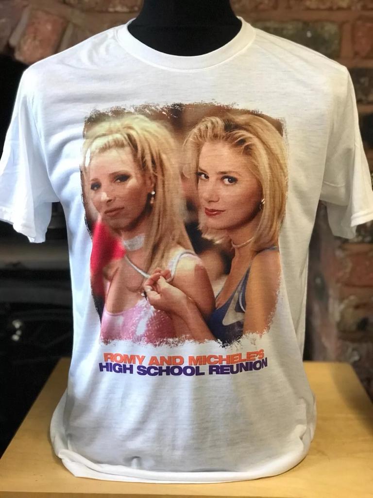 Romy and Michele High School Reunion 100% Cotton T-shirt Mens Tees Top - Mens & Women's sizes S-XXL - 90s