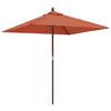 Vidaxl Parasol Ogrodowy Na Drewnianym Słupku, Terakota, 198X198X231 Cm
