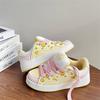 Стиль Гонконга легкие нишевые милые кроссовки Powder Tide для женщин ins2025 весна и лето новые универсальные спортивные взрывные кроссовки
