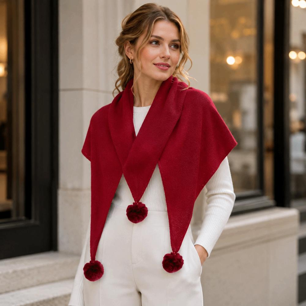Warm Knitted Scarf Pure Color Neck Scarves Fashion Winter Scarf Women