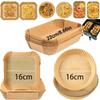 Rectangle Air Fryer Disposable Baking Paper Liner Non-Stick Food Grade Silicone Oil Paper Tray Microwave Oven Kitchen Cooker