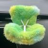 Decorative ABS Car Seat Holder Furry Seat For 10-17cm Dolls Safe Travel Display Ornament Display Stand