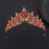Metal Baroque Crown Shiny Rhinestone Crown Trendy Princess Tiara  Dress Accessories