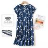 Plus Size Summer Women Nightdress Short Sleeve Cute Cartoon Sleepwear Sweet O Neck Nightgowns Pyjamas Lady's Cotton Sleepdress