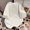 Летняя женская футболка с принтом котенка Sense Niche Retro Loose с короткими рукавами и универсальной отделкой