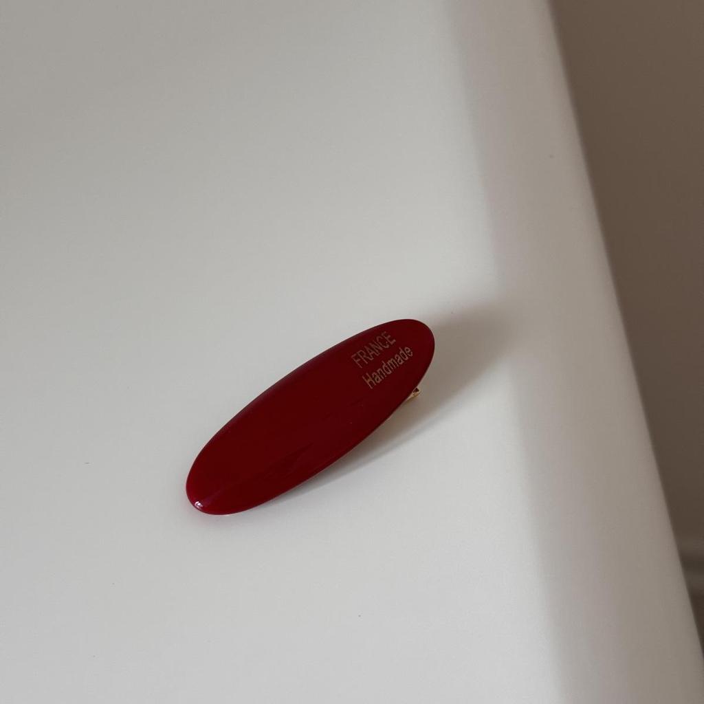 Ацетатная овальная заколка для волос Gold Label - Новый аксессуар для челки и боковых прядей