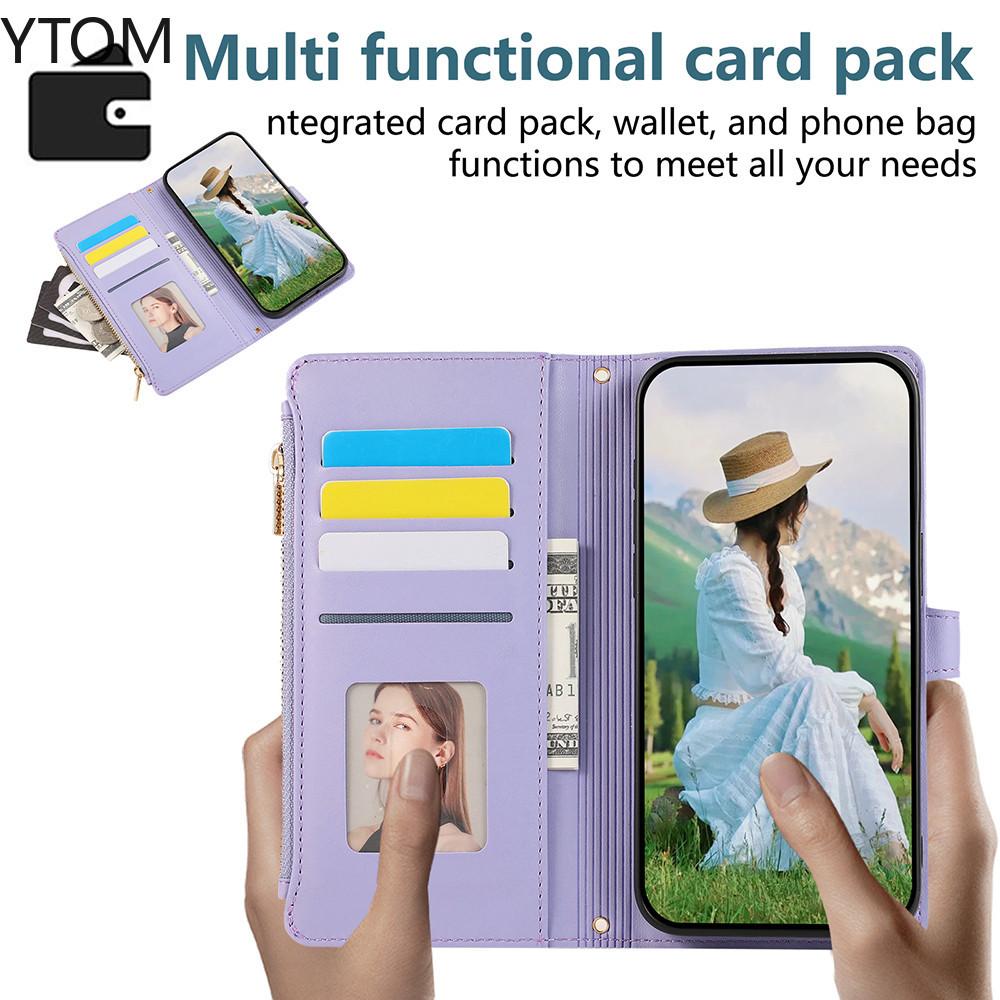 Новый чехол-кошелек на молнии для Samsung Galaxy Z Fold3 5G Z FOLD 4 Z FOLD 5 Z FOLD 6, ретро-чехол из искусственной кожи с защитой от ударов и отделениями для карт