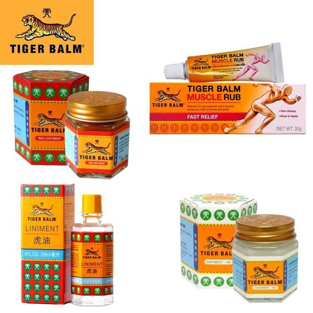 Tiger Balm Лучшие продукты - Discovery Box - Расслабляющий и силовой массаж - Крем, масло и бальзам - 4 продукта