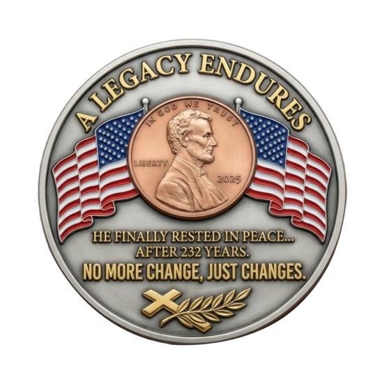 1/2/3/4/5 шт. Коллекционная монета «Последний цент» Американский флаг Орел Последний цент Сувенирная монета Памятный жетон Любители истории Коллекционеры Энтузиасты Памятный сувенир