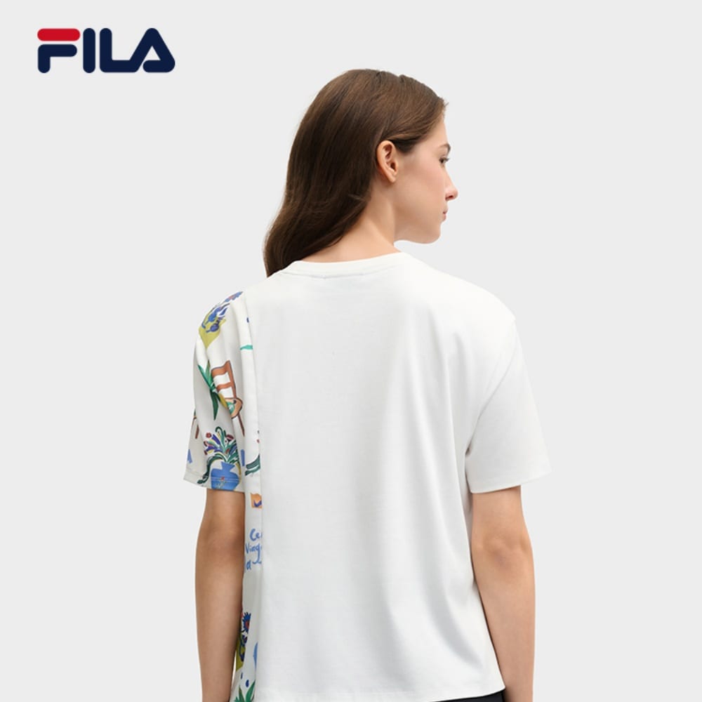 FILA Lifestyle T Shirt Women's Cloud White F11W528105F-WT