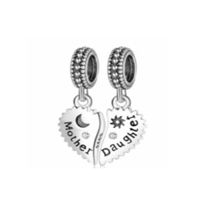 Европейская медная подвеска-шарм с жестом любви, подходит для оригинального браслета, ювелирное изделие, сверкающий крест, лошадь, ангел, свисающая бусина