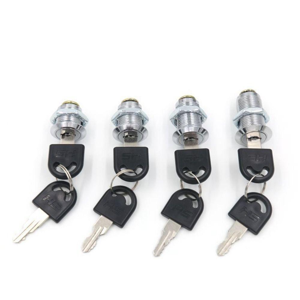 1Pcs Cabinet Door Drawer With 2 Plastic Keys Furniture Hardware Pannlart Locker Padlock