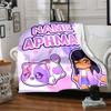Customizable Anime A-AphmauS3 Throw Blanket – Personalized Name, All-Season Cozy Snug Blanket, Machine Washable, Personalized Blanket