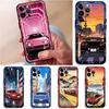 JDM Спортивный автомобиль Funda Чехол для телефона Чехол для телефона для Apple iPhone 17 Pro Max 16 11 Air 15 Pro 7 8 14 17e XR XS MAX 13 12