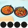 2/4Pcs Induction Hob Protector Mat Induction Cooker Gasket Induction Cooktop Protector Table Placemat Pot Mat Plate Protector
