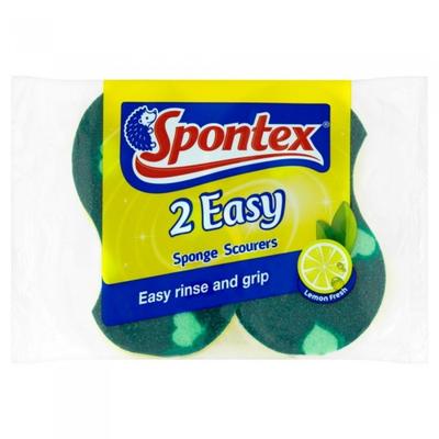 Spontex Easy Губки для мытья посуды (Упаковка из 2 шт.)