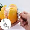 Orange Opener Small Blade Design Labor-saving Anti-slip Fruit Peeling Stainless Steel Ring Pomegranate Citrus Pomelo Zester Kitchen Supply