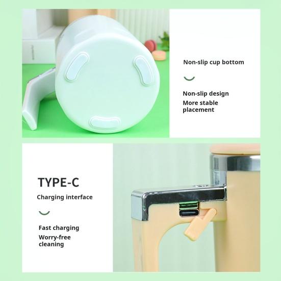 Автоматическая чашка для смешивания с зарядкой через USB, электрическая кружка для перемешивания кофе, вращающийся электрический шейкер для коктейлей, миксер для напитков для офиса и дома