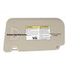 Beige Right Side Sun Visor for Nissan Rogue X-Trail (2014-2020) 96400-4BA1D