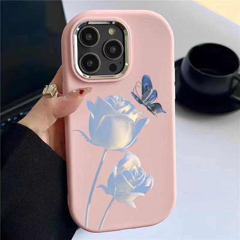 Бабочка Подходит для Apple 15pro Европа и Америка 16promax Чехол для мобильного телефона Iphone14 Креативный 13mini12