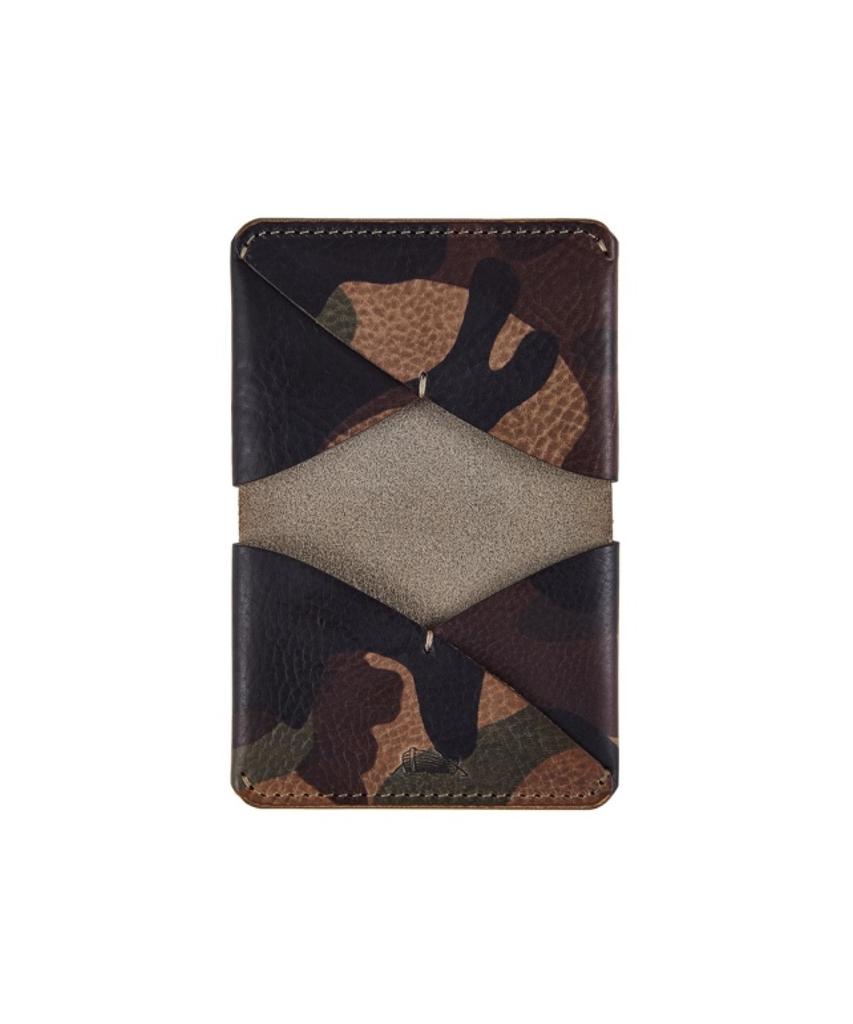 Деловой чехол для визиток из растительной кожи Brassboats (Camo)