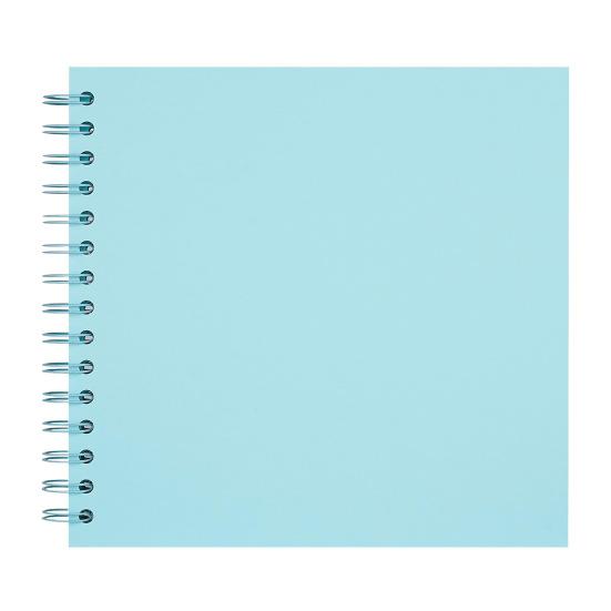 7-Inch Scrapbook Photo Album 40 Pages Twin-wire Binding DIY Hard Cover Spiral Wedding Travel Baby Shower Children