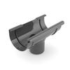 Graphite Gutter Connector 100/90 - Durable Drainage System