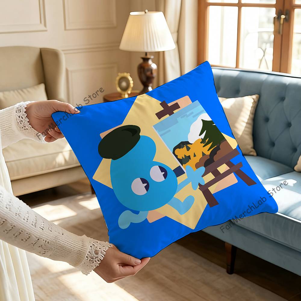 BFDI BBattle for Dream IslandS Pillowcase Pillowslip Cushion Plush Boys Girls Cartoon Anime Kawaii Decoration Birthday Gifts