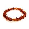 [Q1817] - Браслет ручной работы из коньячного янтаря "Вдохновение" - 8 мм