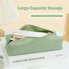 Large Capacity Pencil Case Square Stationery Bag Durable Stationery Pouch  Back To School Gift