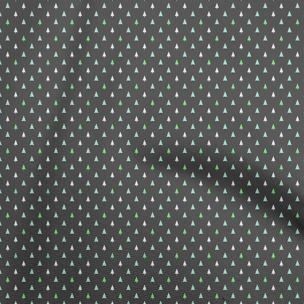 oneOone Cotton Flex Gray2 Fabric Christmas Sewing Craft Projects Fabric Prints By Yard 40 Inch