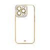 Fashion Case Gel Cover Gold Frame for Samsung A12 5G