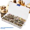 150pcs M3/M4/M5/M6/M8/M10/ Carbon Steel Flat Threaded Blind Rivet Nut Insert Rivnut