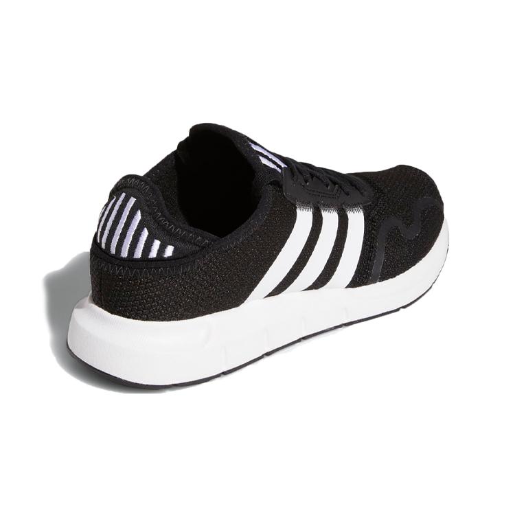 adidas Оригинальные Кроссовки для бега adidas Swift Run X с амортизацией Низкие Детские Черно-белые FY2150