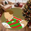 South Sydney Rabbitohs Pattern Round Rug, Indoor/Outdoor Mat, for Picnic, Gameroom, Bedroom, Office, Living Room, Home Decor Carpet, Birthday Gift