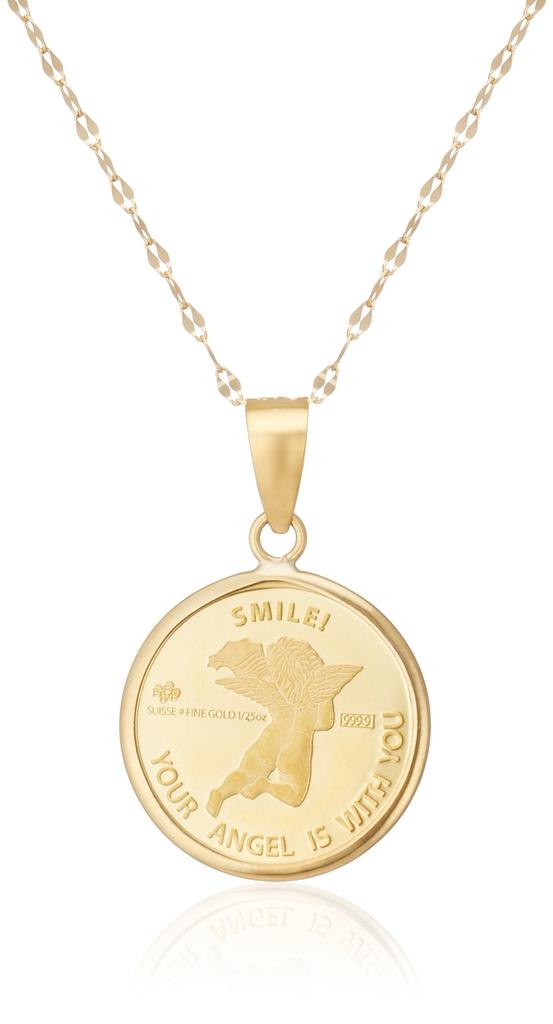 Слиток МОНЕТ КОЛЛЕКЦИЯ СЛИТКОВ Слиток Подвеска Ангел MW0GTV001000A1 [Коллекция монет] K24/K18 1/25 унции