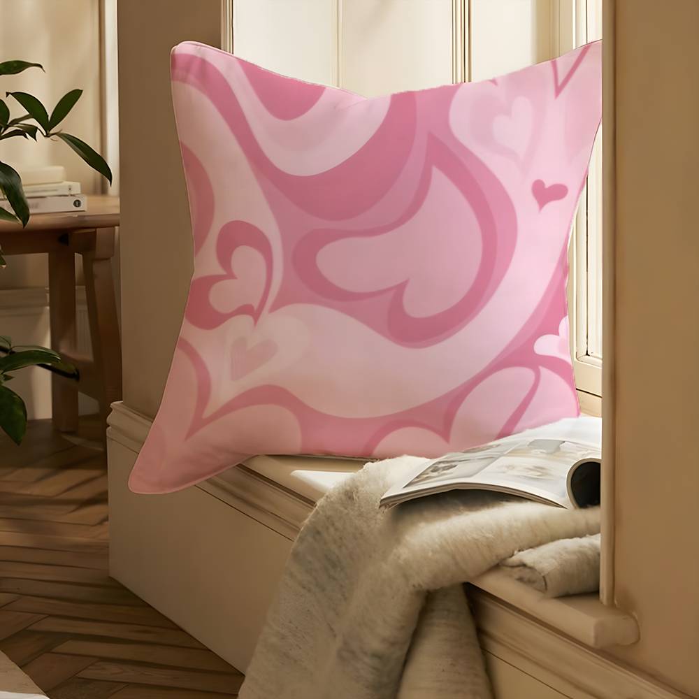 Beautiful Classic Style Love Pattern Pillow Case Printing Pillowcase Living Room Sofa Cushion Cover Bedroom Room Decor
